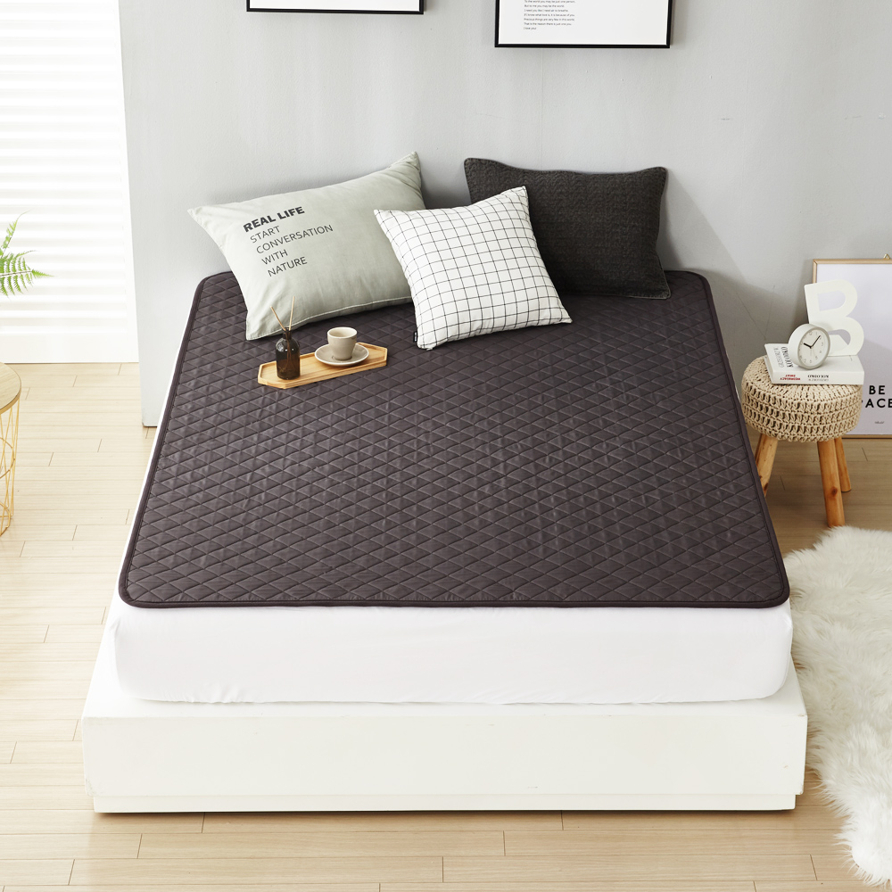 캠핑전기매트 더안 EMF 탄소매트 전기장판 딥그레이 퀸 분리난방 150X200