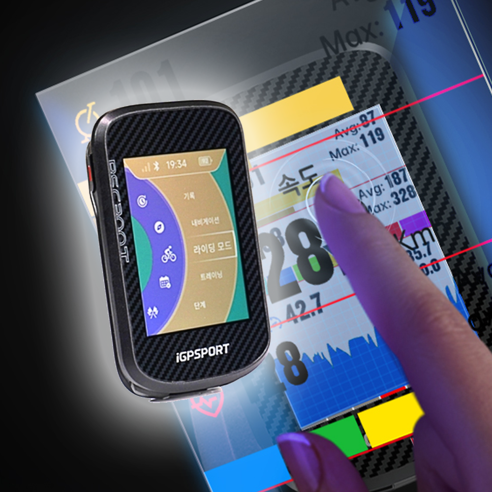 iGP스포츠 BSC300T 자전거 속도계 사이클링 GPS 네비게이션 - 메인 이미지