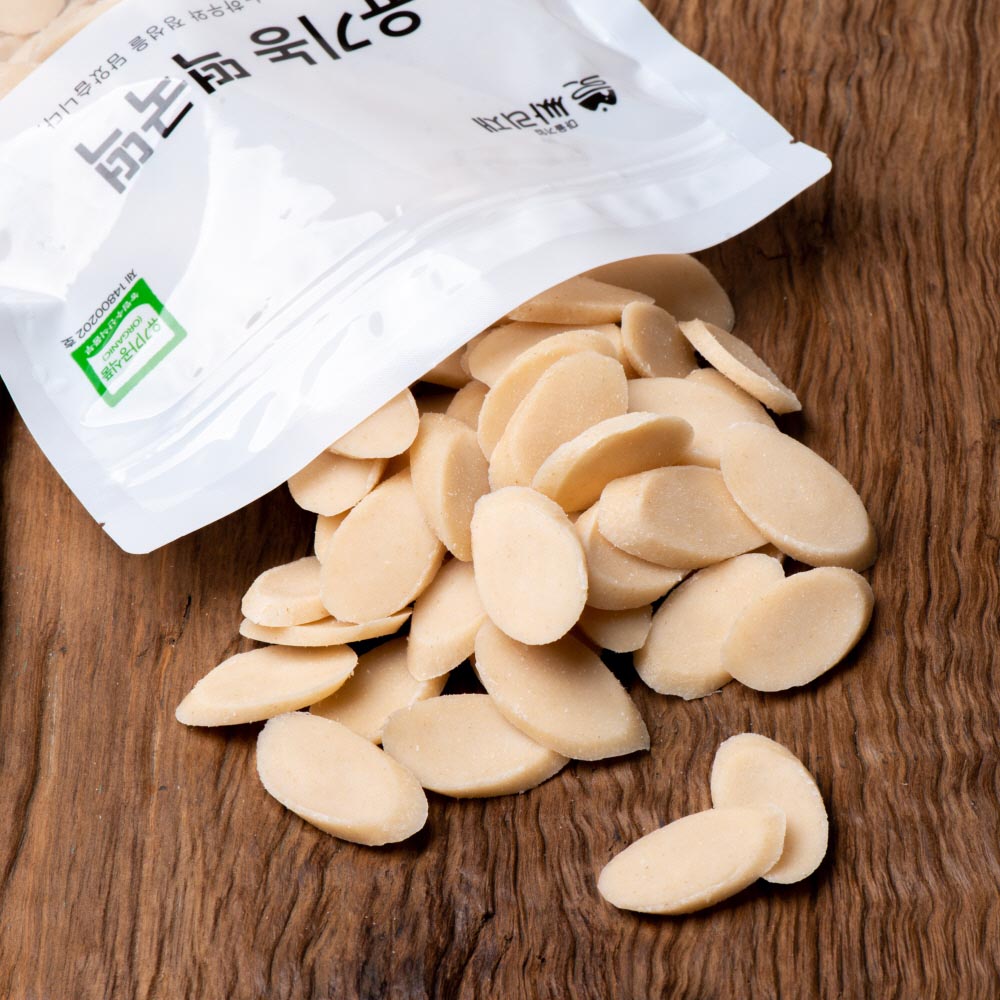 싸리재 [ 유기농 현미 떡국떡 ] 아침식사대용 무설탕 쌀떡국 떡 구이 떡뻥 요리