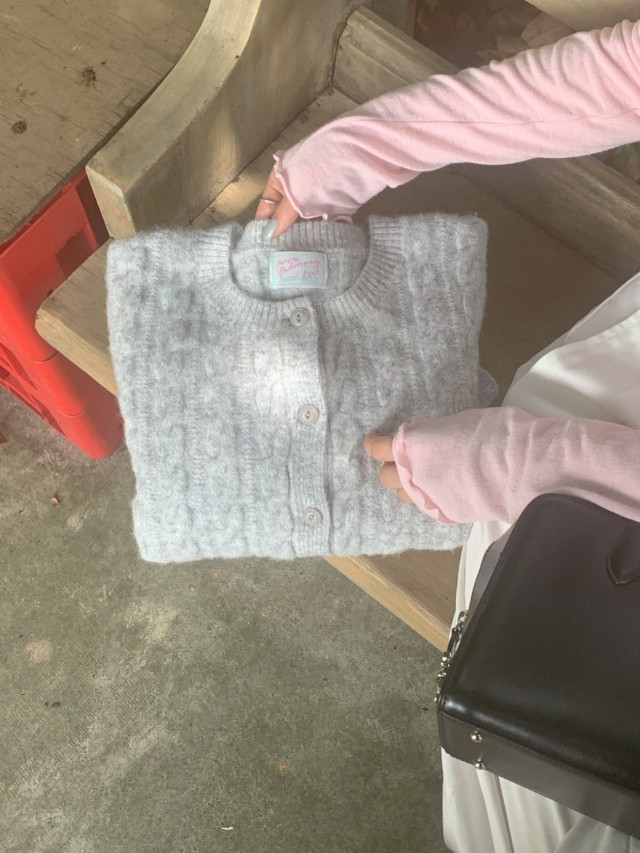 ✨후기극찬!💕URBANE MADE💕 조이 크롭 케이블 알파카 꽈배기 가디건 (3c) 상세 이미지 157