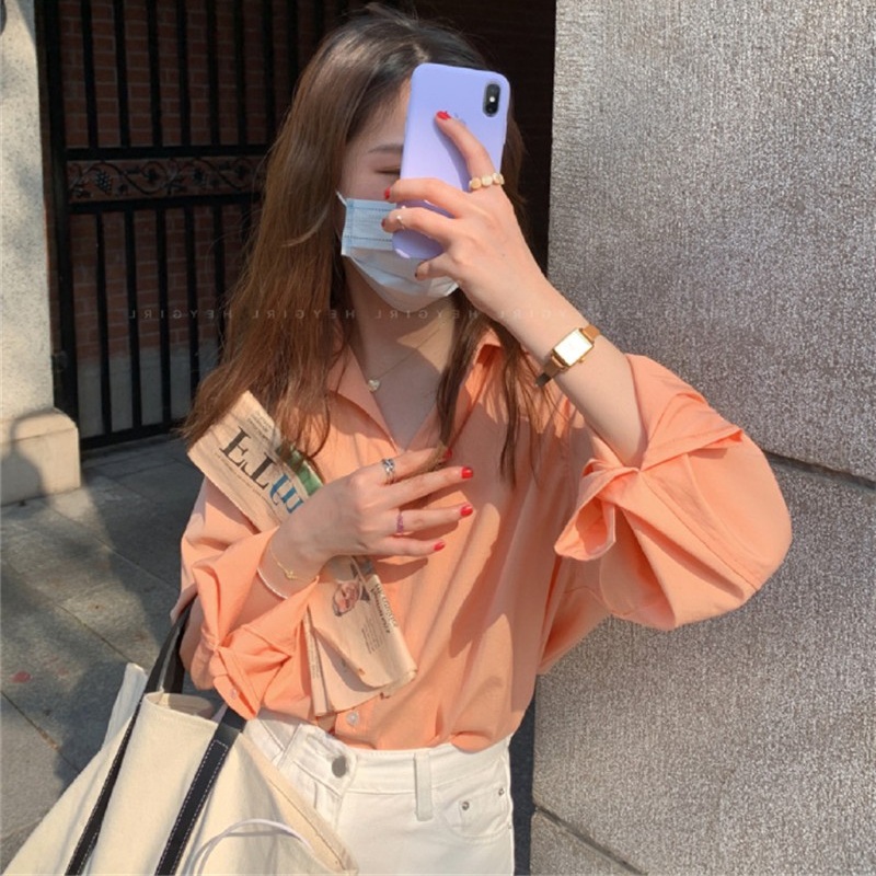 스캔들 64화 한채영 셔츠 블라우스 문정인 루즈핏 가을 옷 패션 의상 - 메인 이미지