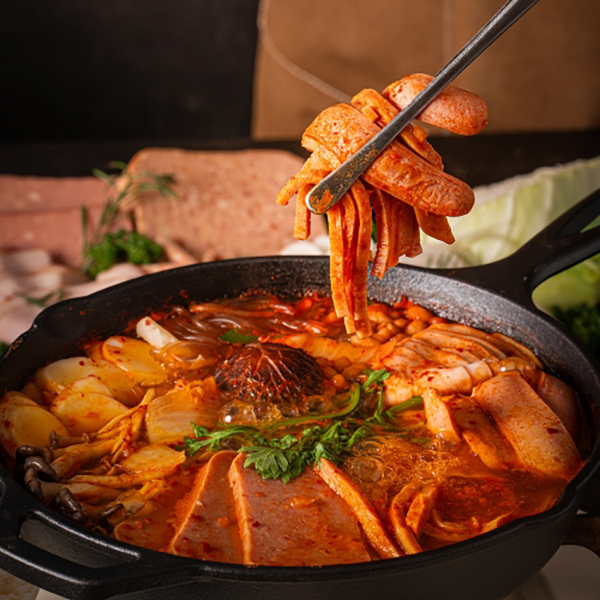 FP 굿앤쉐프 송가네 송탄부대찌개 800g 2팩 라면사리 1봉 : bobncook