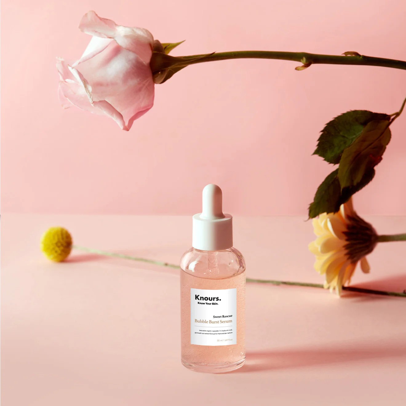 Knours 놀스 그롬웰 루트 버블 버스트 세럼 50ml 비건 피부장벽 밸런싱 세럼 - 상세 이미지 4