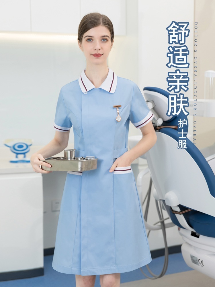 치과 간호사 병원복 위생복 치위생사 유니폼 간호사복 간호복세트 - 상세 이미지 3