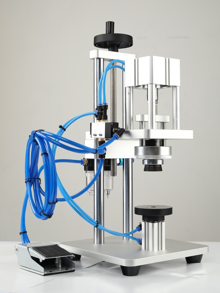 공압 에어 바이알 뚜껑 캡핑기 약병 실링기 액체 앰플 밀봉기