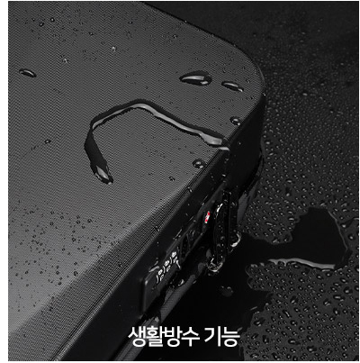 남자 백팩 도난방지 TSA 잠금장치 하드케이스 슬림 방수 노트북 USB충전 가방 이미지 6