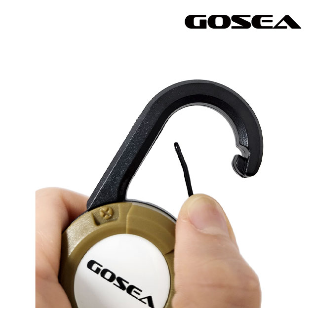 GOSEA 클라이밍 카라비너 와이어 핀온릴 GSF-T02 고탄성 키 체인 줄 - 상세 이미지 3