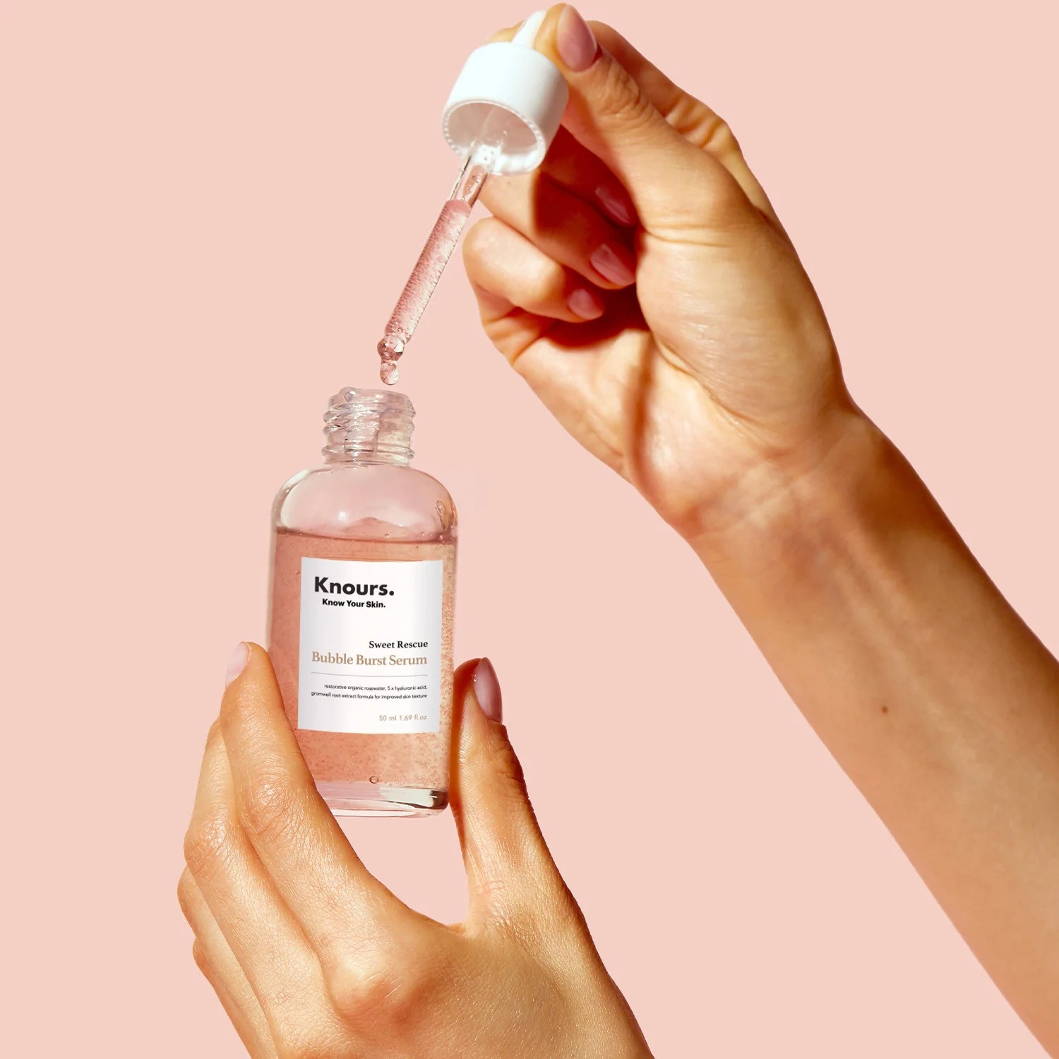 Knours 놀스 그롬웰 루트 버블 버스트 세럼 50ml 비건 피부장벽 밸런싱 세럼 - 상세 이미지 2