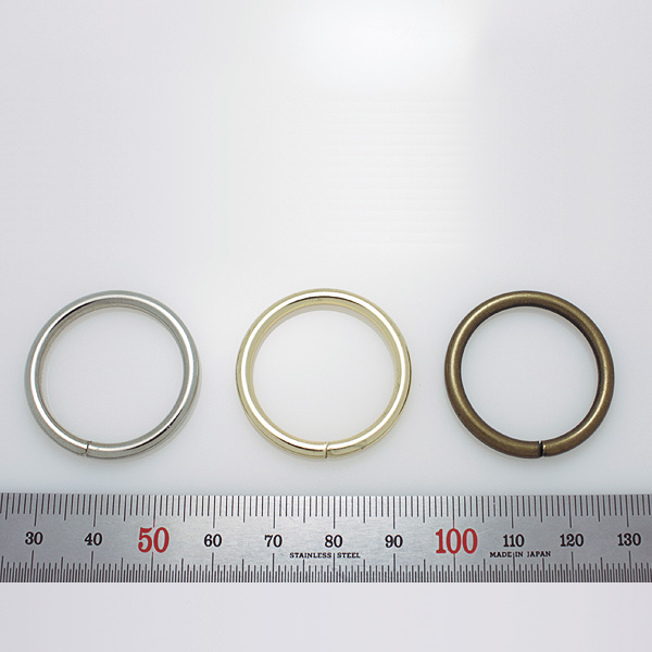 OR06 국산 오링 니켈 25mm 5개 외 가방 오링 부자재 가죽 공예 리버스몰 - 메인 이미지
