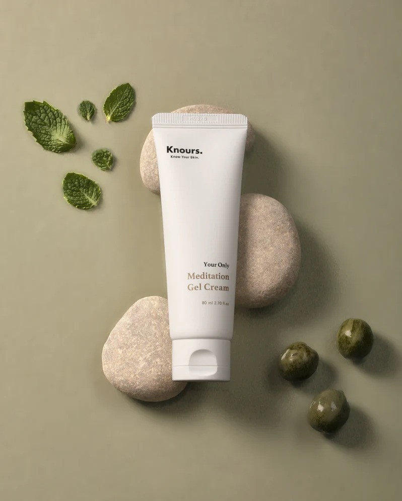 Knours 놀스 메디테이션 젤크림 80ml 수분 진정 비건 젤타입 크림 - 상세 이미지 4