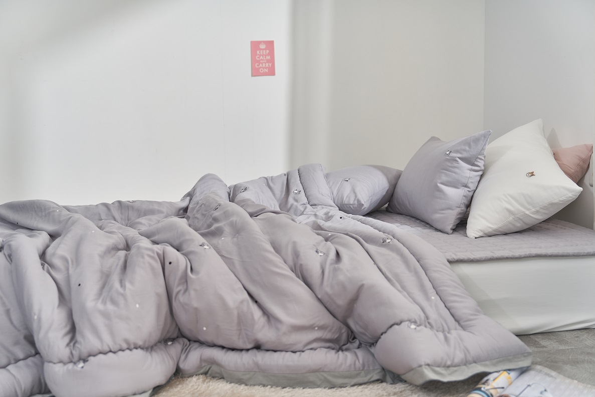 겨울 모달 이불 차렵 어린이 화이트 아토피 이미지 7