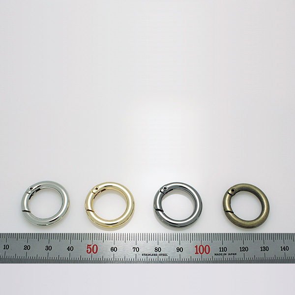 OR05 국산 오픈 오링 니켈 17mm 1개 외 가방 오픈형 고리 부자재 가죽 공예 리버스몰 - 메인 이미지