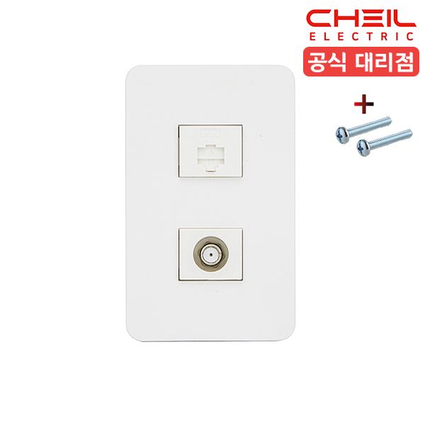 제일전기 디아트 전등 스위치 2구 단로 화장실 환풍기 커버 매립 화이트 - 상세 이미지 5