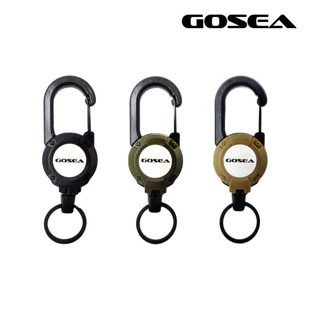 GOSEA 클라이밍 카라비너 와이어 핀온릴 GSF-T02 고탄성 키 체인 줄 - 상품 이미지