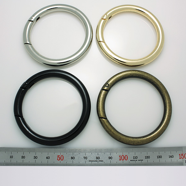 OR04 국산 오픈 오링 니켈 50mm 1개 외 가방 오픈형 고리 부자재 가죽 공예 리버스몰 - 메인 이미지