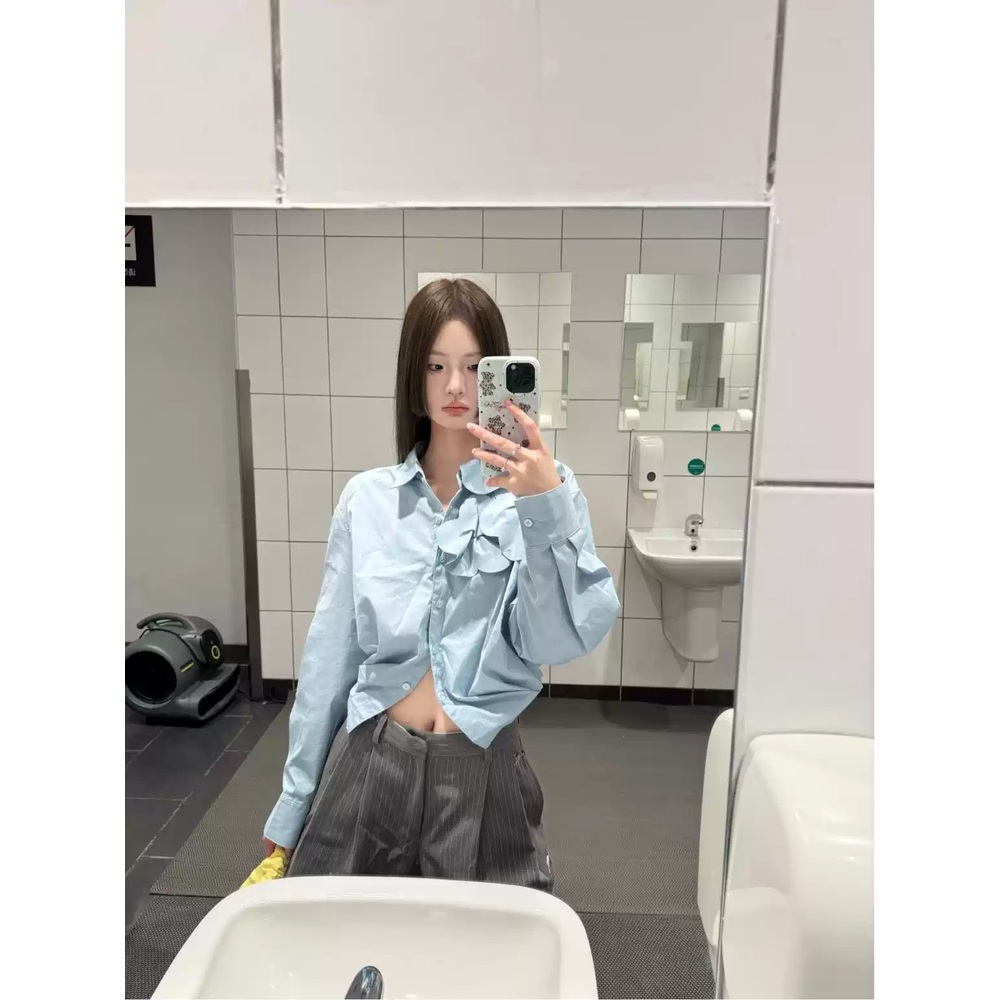 살림하는 남자들2 362화 백지영 블라우스 셔츠 플라워 루즈한 의상 옷 패션 - 상세 이미지 4