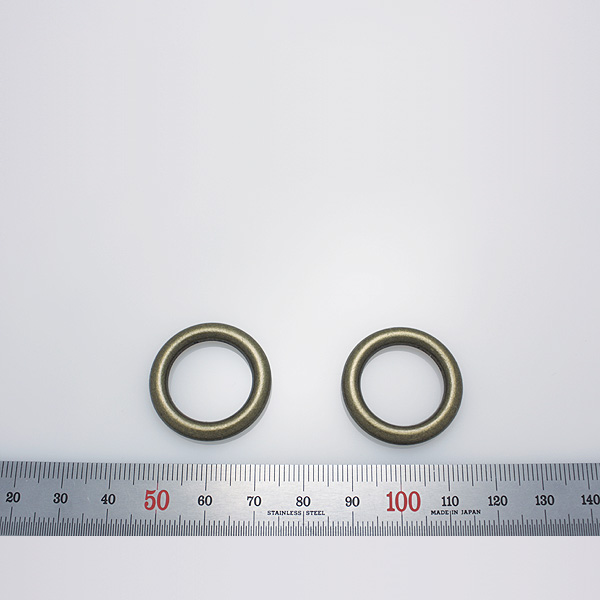 OR09 국산 통오링 앤틱 18mm 2개 외 가방 오링 부자재 가죽 공예 리버스몰 - 메인 이미지