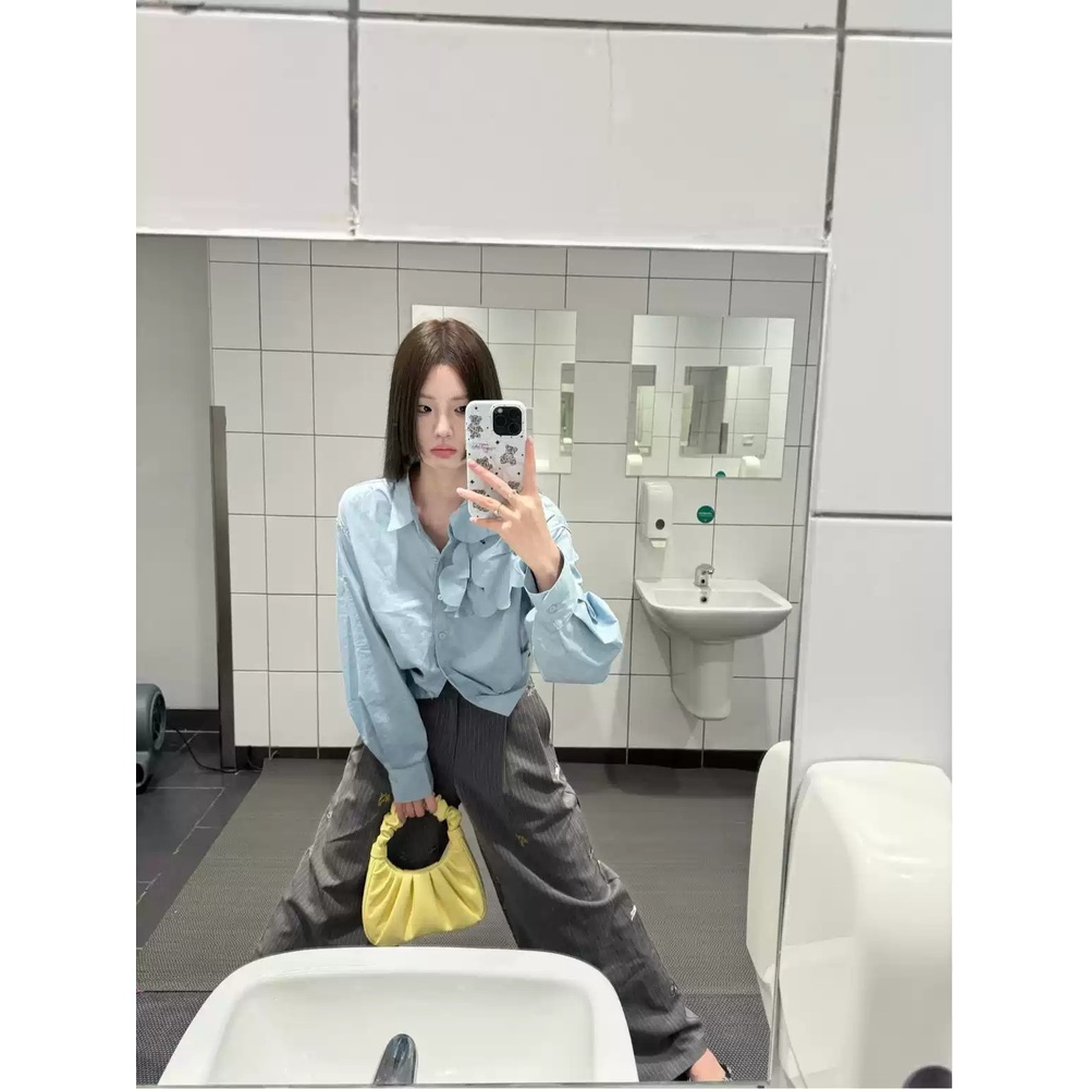 살림하는 남자들2 362화 백지영 블라우스 셔츠 플라워 루즈한 의상 옷 패션 - 상세 이미지 3