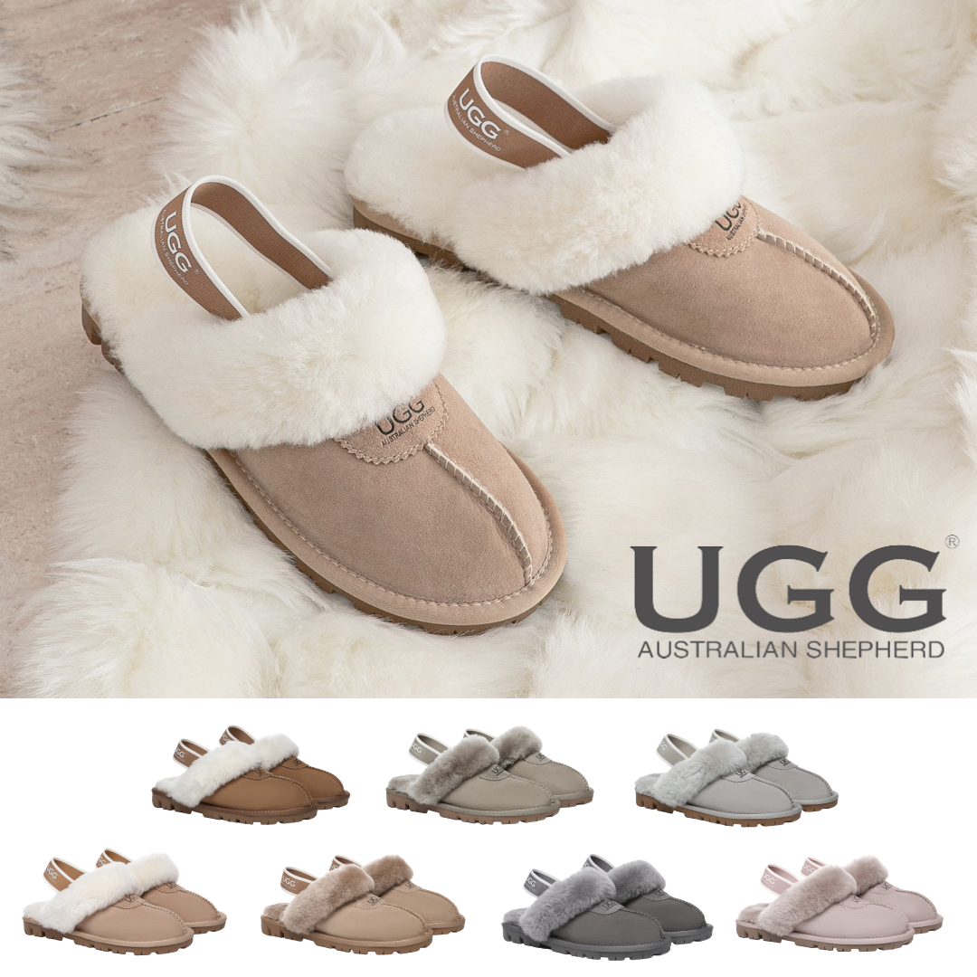 호주어그 에버 와플 플러스 양털 밴딩 어그 슬리퍼 AS2042