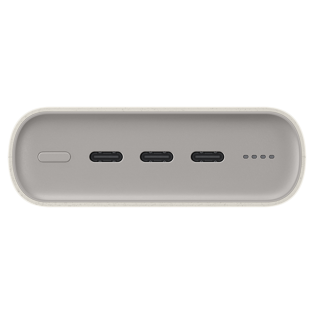 삼성 기내반입 대용량 보조배터리 c타입 초고속 보조배터리 20000mAh, 베이지 이미지 4
