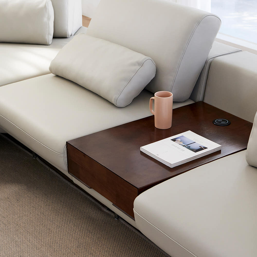 모던홈즈 셉템버 리프트업 스윙 천연가죽 소파 리프트업 기능