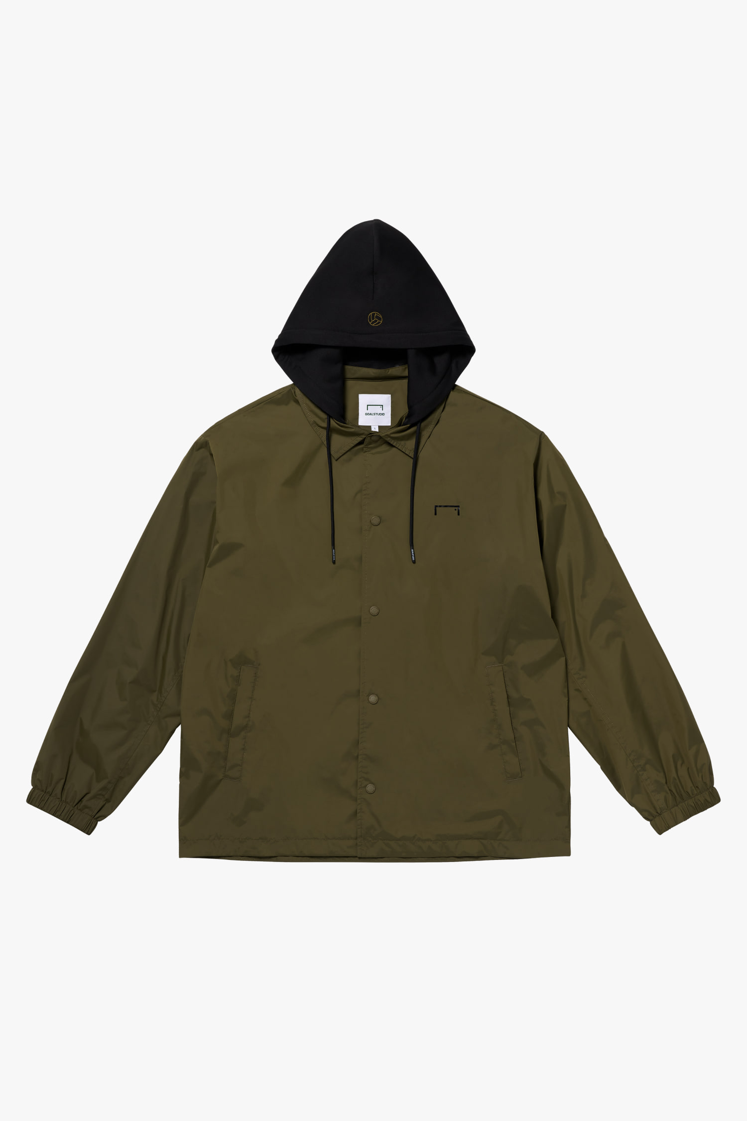 GRAFFITI COACH JACKET-OLIVE GREEN - 상세 이미지 2