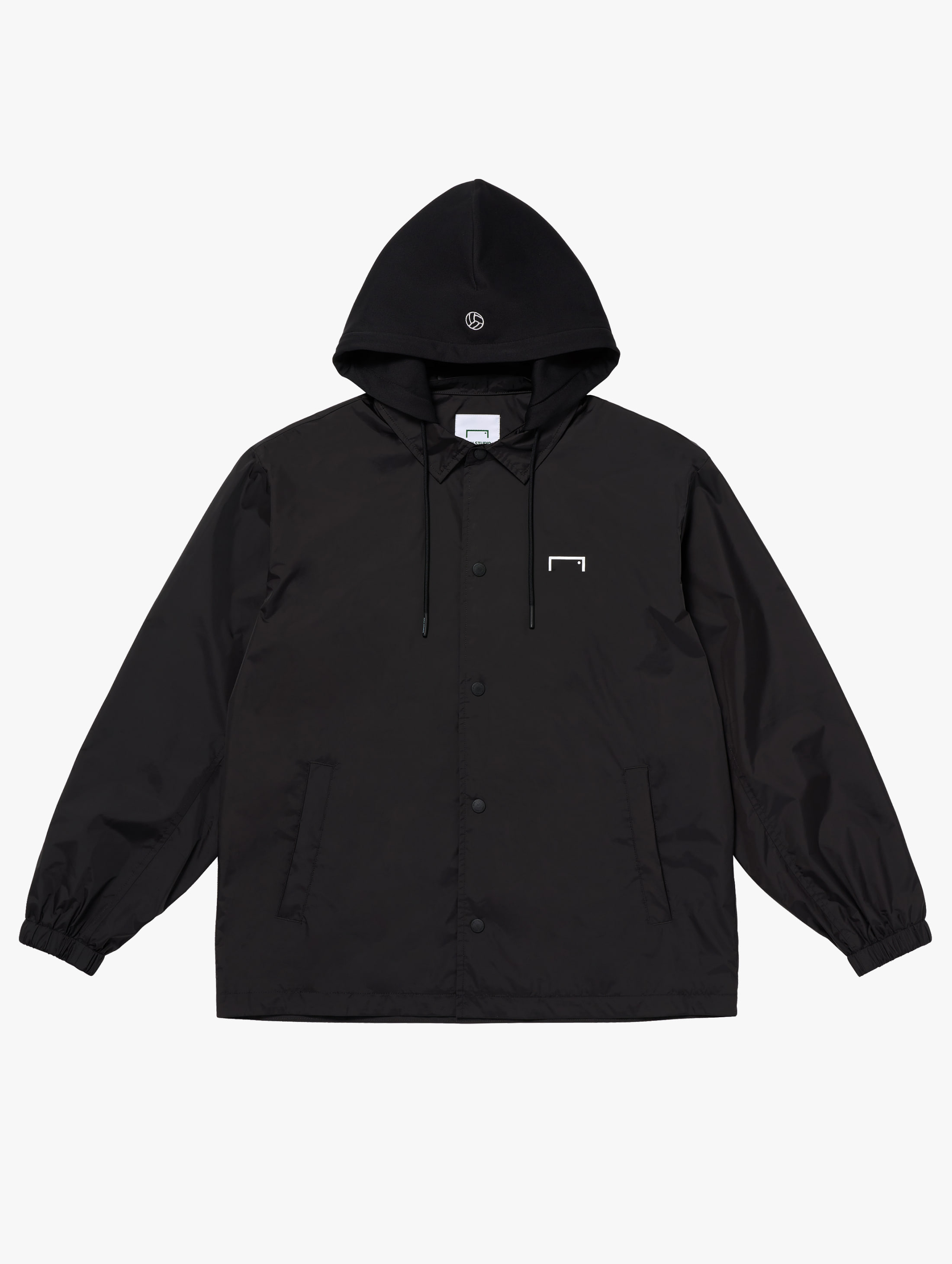 GRAFFITI COACH JACKET-BLACK - 상품 이미지