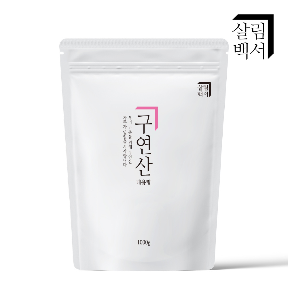 1+1 살림백서 구연산 1000g 대용량 제품 이미지