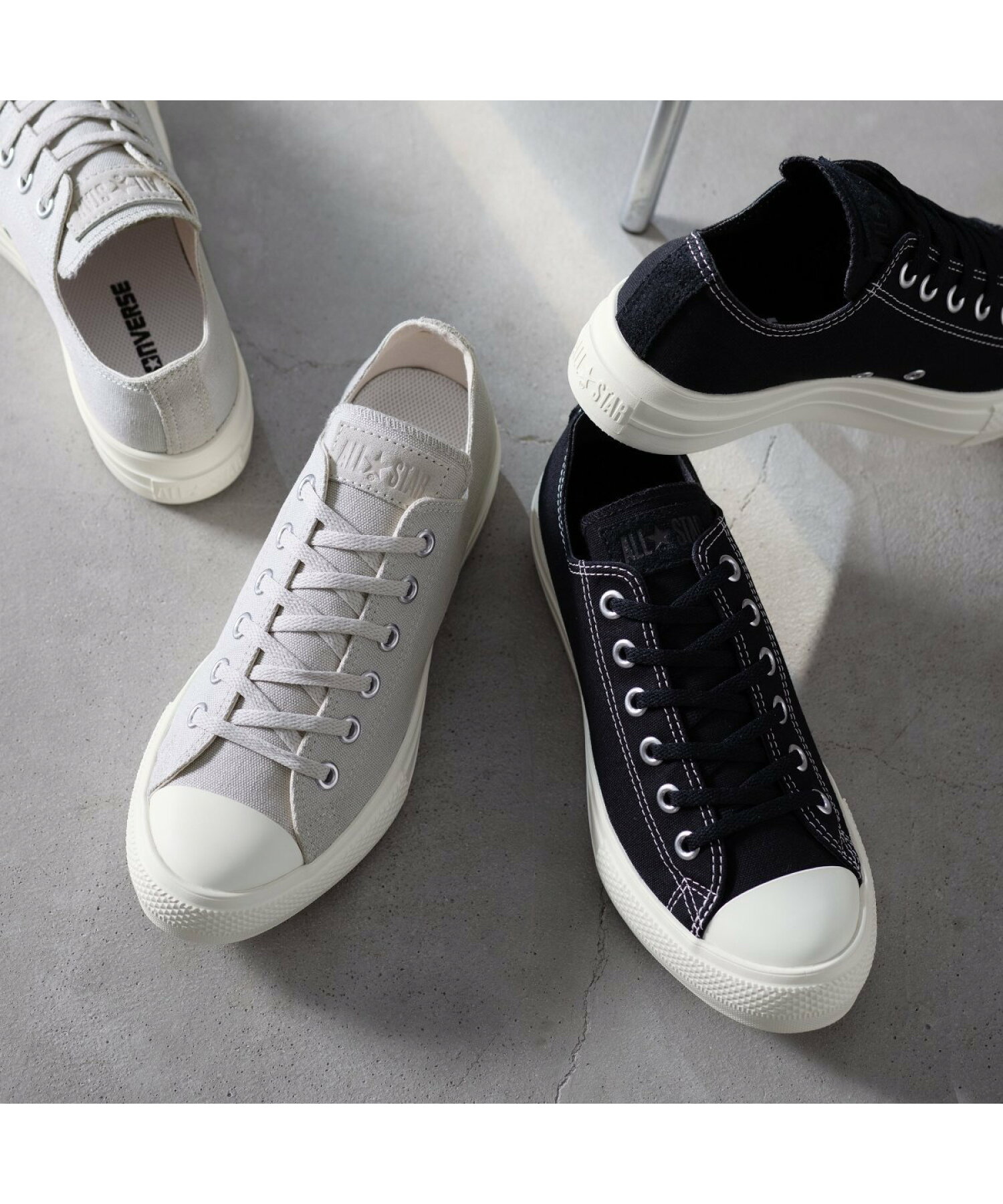 컨버스 CONVERSE 올스타 라이트 플랫폼 포인트 스웨이드 OX 2컬러