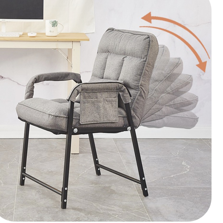 스툴 포함 편안한 리클라이너 의자 침대형 의자 허리에 좋은 의자