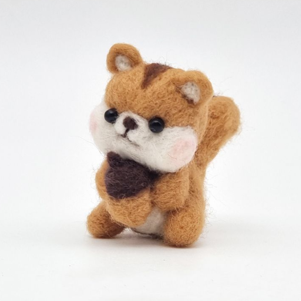 양모펠트 니들펠트 DIY 인형 만들기 세트 키트 - 상세 이미지 4