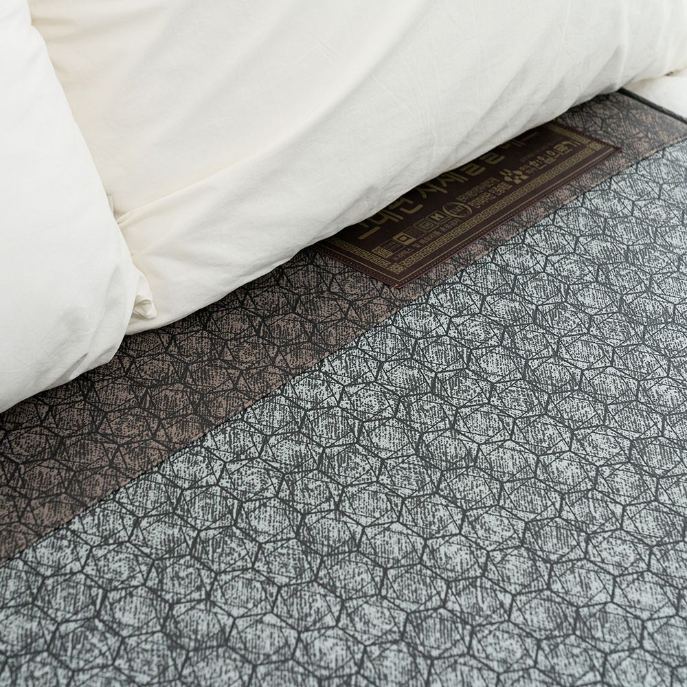 한일의료기 전기장판 전기매트 EMF 전자파없는 온열매트 난방 거실용 황토참숯 싱글