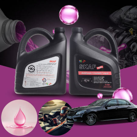 대원카 E클래스(W212)(09~16) 최고급 농축 EG  냉각 부동액 SK SKAF PINK 3L