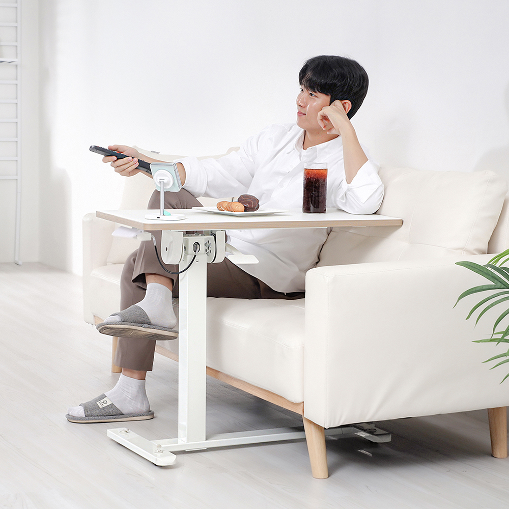 핏쳐 TS3 이동형 수동식 양방향 각도조절 사이드 테이블