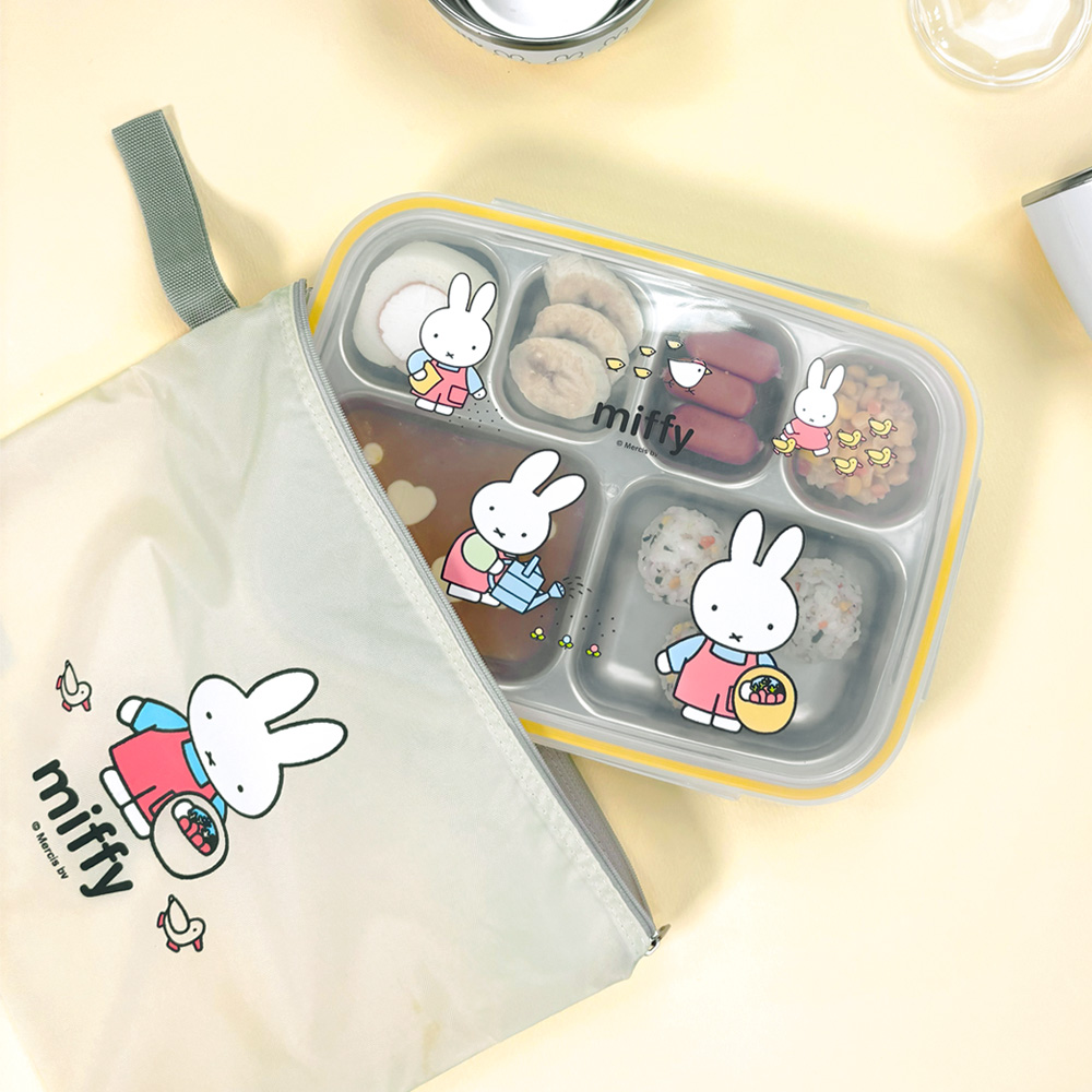 파스텔 미피 스텐304 국산 식판 가방 도시락세트 6구 아동 유아 어린이집 유치원 급식
