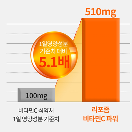 오스틴제약 리포좀 비타민C 180정 2통 12개월 리포조말 리포솜 비타민D 아연 효능 - 상세 이미지 4