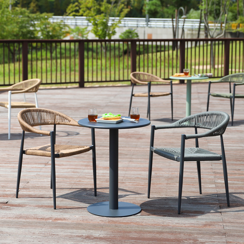 투밋 인테리어 디자인 홈카페 철제 원형 야외용 식탁 원형 테이블 600 그린