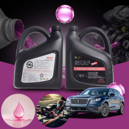 대원카 코세어(20~) 최고급 농축 EG  냉각 부동액 SK SKAF PINK 3L