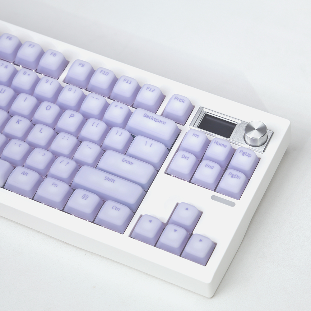 반투명 젤리 키캡 퍼플 실리콘 cherry 체리 커스텀 한무무 독거미 앱코 기계식키보드