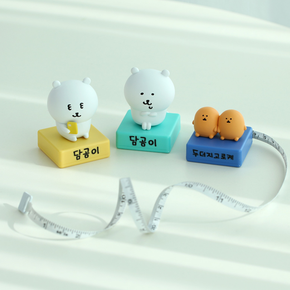 담곰이 피규어 줄자 농담곰 디자이너 선물 취업 민트 A 캐릭터 굿즈 - 상세 이미지 4