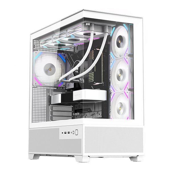 마이크로닉스 WIZMAX ML-360 WIDE View BTF 미들타워 PC 케이스 화이트