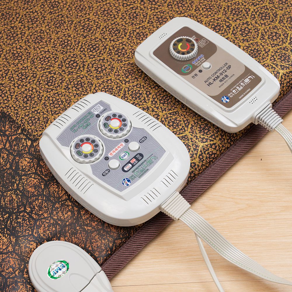 한일의료기 전기매트 전자파없는 전기장판 온열 난방 거실용 프리미엄 그레이 1인용 싱글