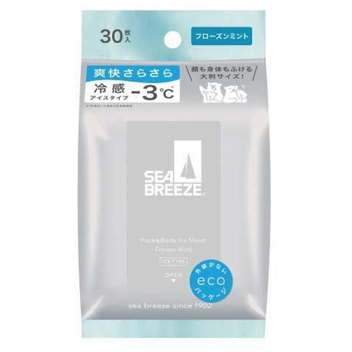 시세이도 시브리즈 페이스 & 바디 아이스 시트 N 30매입 / 시트러스 샤베트 프로즌 민트 - 상세 이미지 2