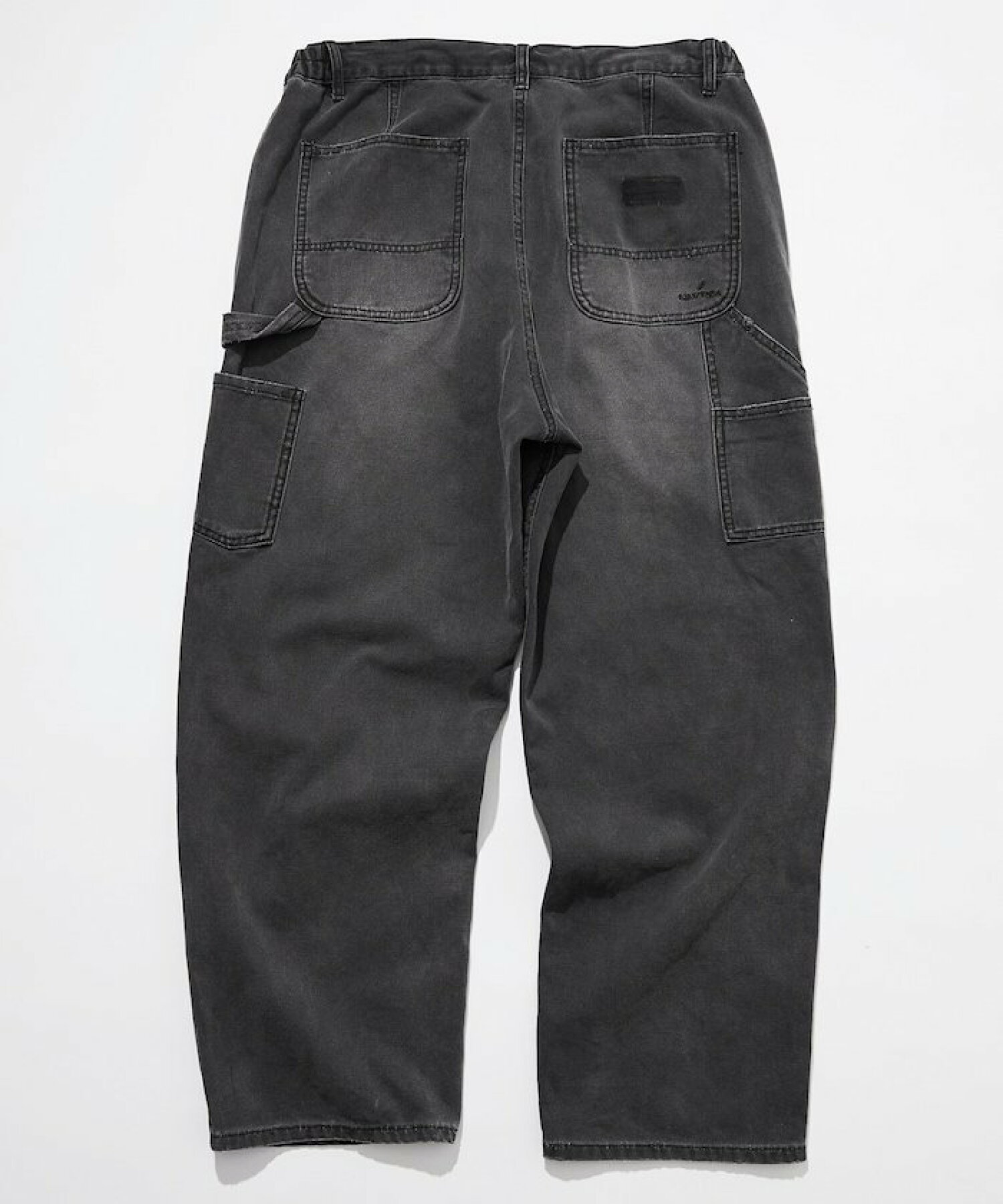 노티카 NAUTICA 크러쉬드 덕 카펜터 데님 페인팅 팬츠 블랙 베이지 2컬러 - 상세 이미지 3