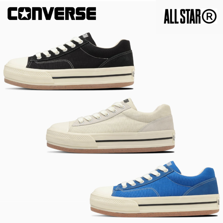 컨버스 CONVERSE BOARDERSTAR 올스타 보더스타 OX 블랙 스톤화이트 블루