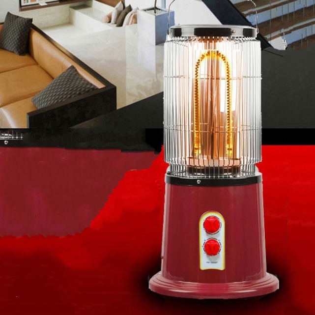 국산 원통형 히터 업소용 전기 난로 저전력 히터 반사판 난로