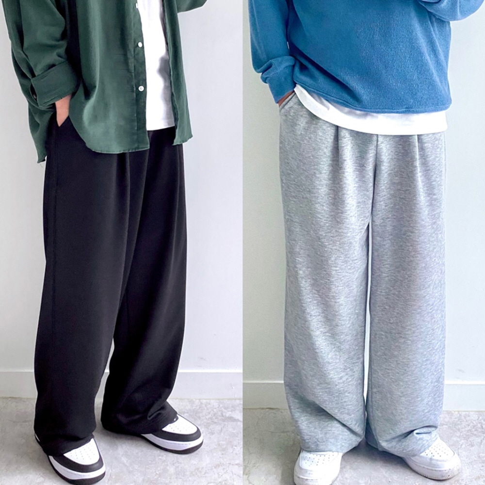 남자와이드트레이닝팬츠 스웻팬츠 통큰바지 제품 이미지