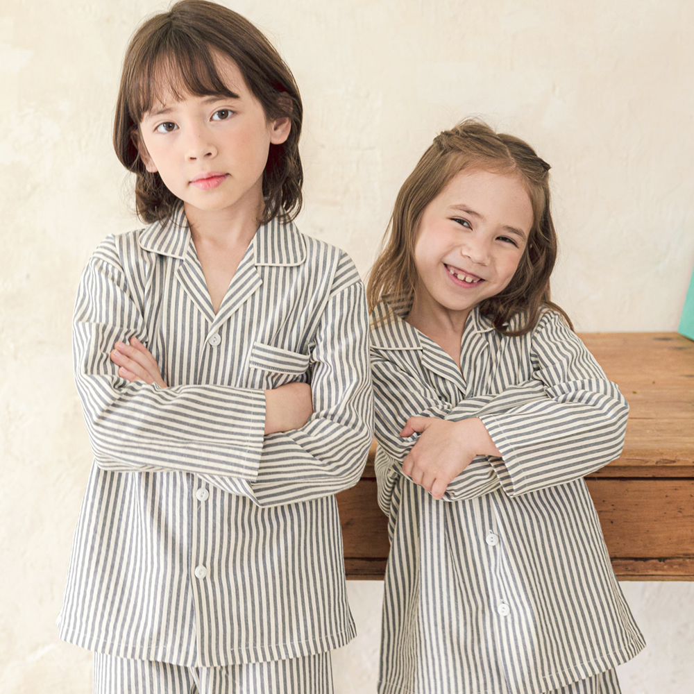 핑코코 국산 아동 주니어 크리스마스 피치기모 긴팔잠옷 남아 여아 유아 초등 민트체크