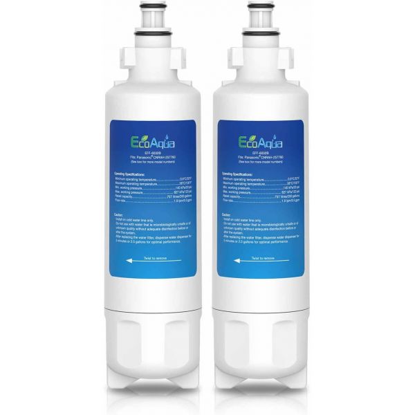 EcoAqua 정수기 EFF 6032B Kuhlschrankwasserfilterersatz Kompatibel mit Panasonic CNRAH 257760 CNRBH 12 : 민일이트린카