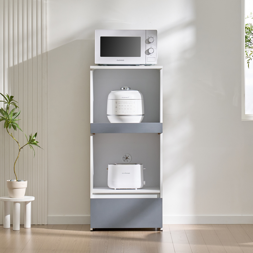 보네드 어센트 레인지 다이 미니 선반 수납 전자 렌지장 광파오븐 틈새 밥솥장 렌지대 500